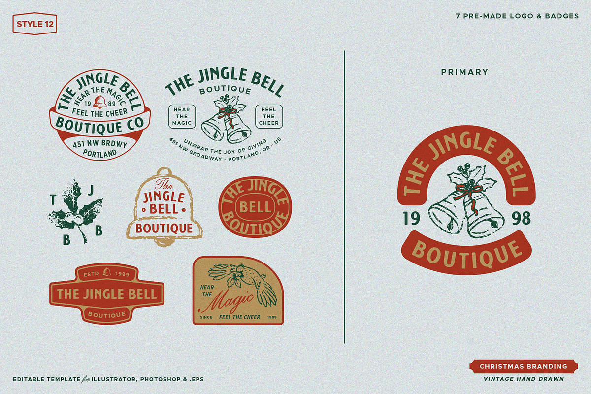 Christmas Branding, a Branding & Logo Template by Refolve Design (Photo 12 of 26)