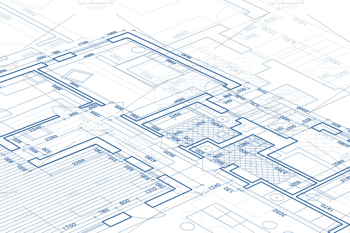 Blueprints set, a Background Graphic by bolotoff (Photo 2 of 3)