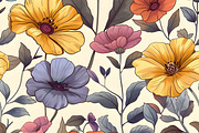 Wildflower Garden Seamless Pattern, a Pattern Graphic by UniqueMe (Thumbnail 5 of 14)