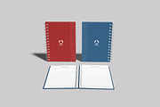 A5 Spiral Notebook Mockup, a Print Template by rahmatmoscae (Thumbnail 3 of 12)