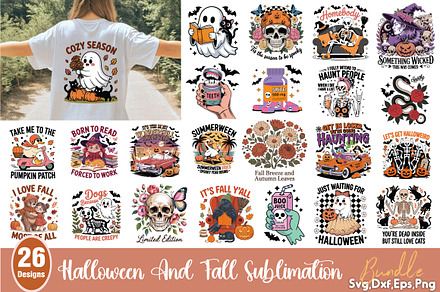 Halloween and Fall Sublimation Bundl, an Object Graphic by DollarSmart