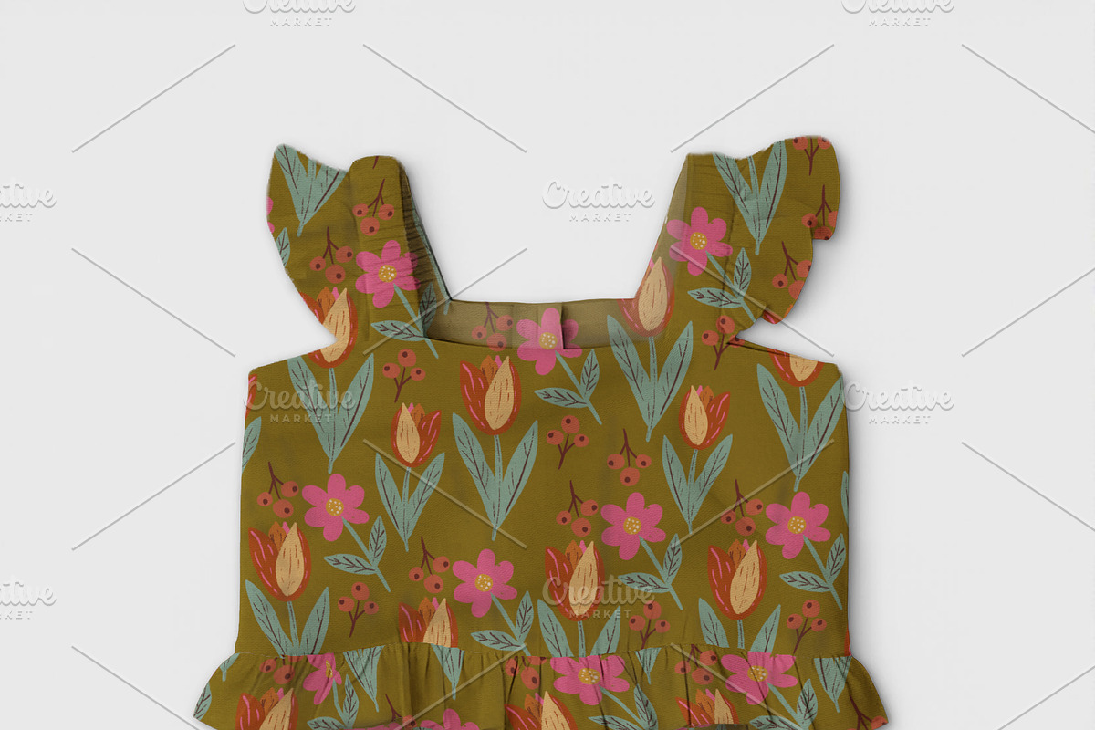 Organic Floral Patterns Collection, a Pattern Graphic by Nora Gad (Photo 4 of 18)