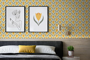 Scandi Retro Flowers patterns, a Pattern Graphic by Designnina Shop (Thumbnail 3 of 10)
