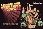 Lunatique Rounded | Three Fonts, a Font by The Flying Type (Thumbnail 1 of 13)