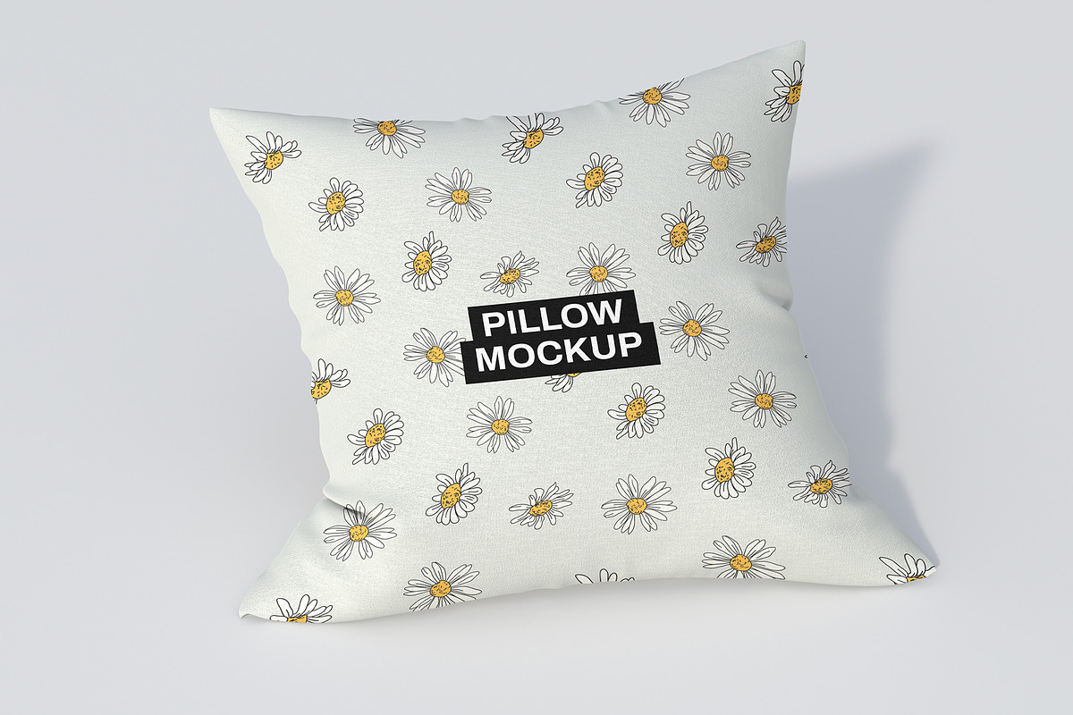 Fabric Cushion Pillow Mockup, a Merchandise Mockup by graphypix (Photo 1 of 4)