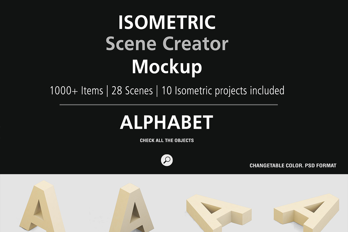 Isometric Scene Creator Mockup, a Books & Magazine Mockup by IsometricWorld (Photo 25 of 47)