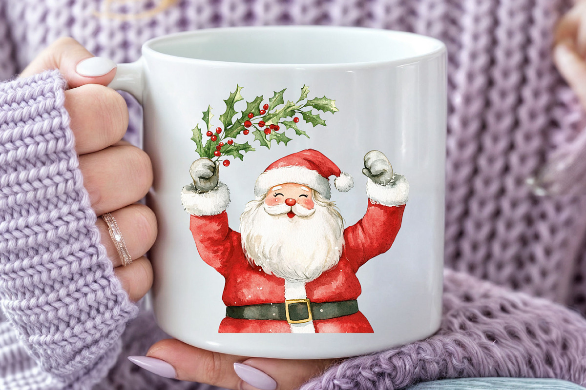 Christmas Santa Claus Clipart, an Illustration by Rose Art (Photo 4 of 7)