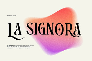 La Signora - Display Serif