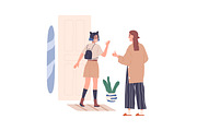 Parent - teenager relationships set, a Person Illustration by Good Studio (Thumbnail 7 of 9)