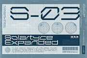 Solartyce Expanded - Futuristic Font, a Sans Serif Font by Snape Design Studio (Thumbnail 4 of 5)