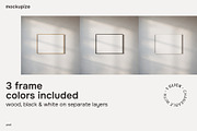 5x7 Horizontal Frame Mockup Wall Art, a Household Mockup by mockupize (Thumbnail 2 of 7)