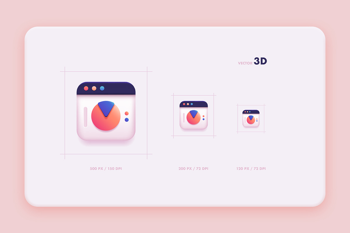 3D Fintech Icon Collection, an Outline Icon by Polar Vectors (Photo 3 of 14)