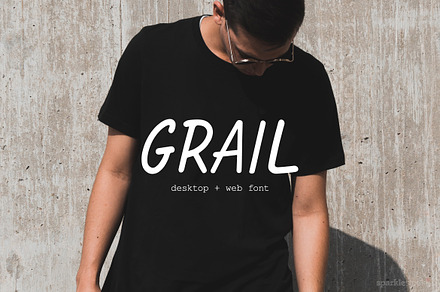 Grail Freehand Font, a Handwritten Font by SparkleStock