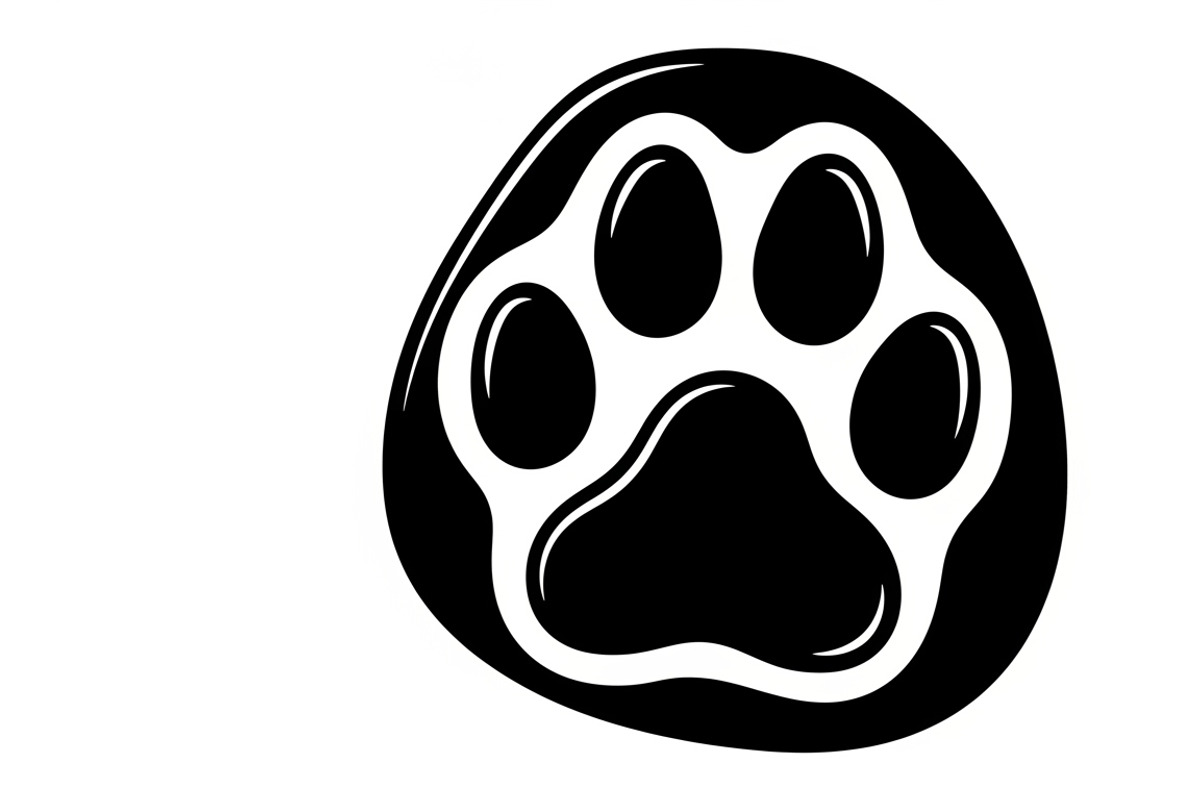 Heartfelt paw print memorial plaque, an Illustration by Amazin_art (Photo 26 of 32)