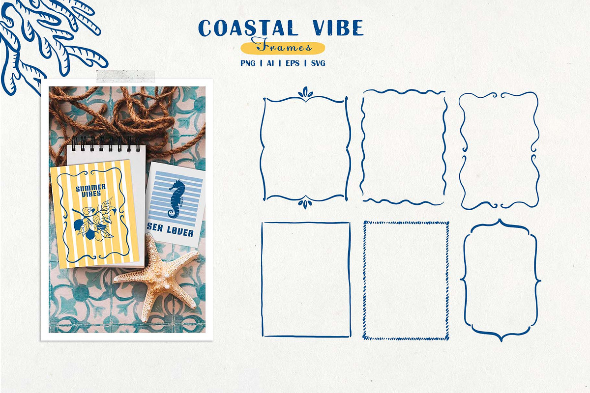Coastal vibe. Summer clipart set, an Object Graphic by VerAna (Photo 7 of 20)