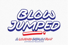 Blow Jumped - A Display Font