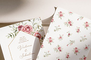 Watercolor Blush Roses Floral Set, a Decorative Illustration by Carol Lozove (Thumbnail 14 of 50)