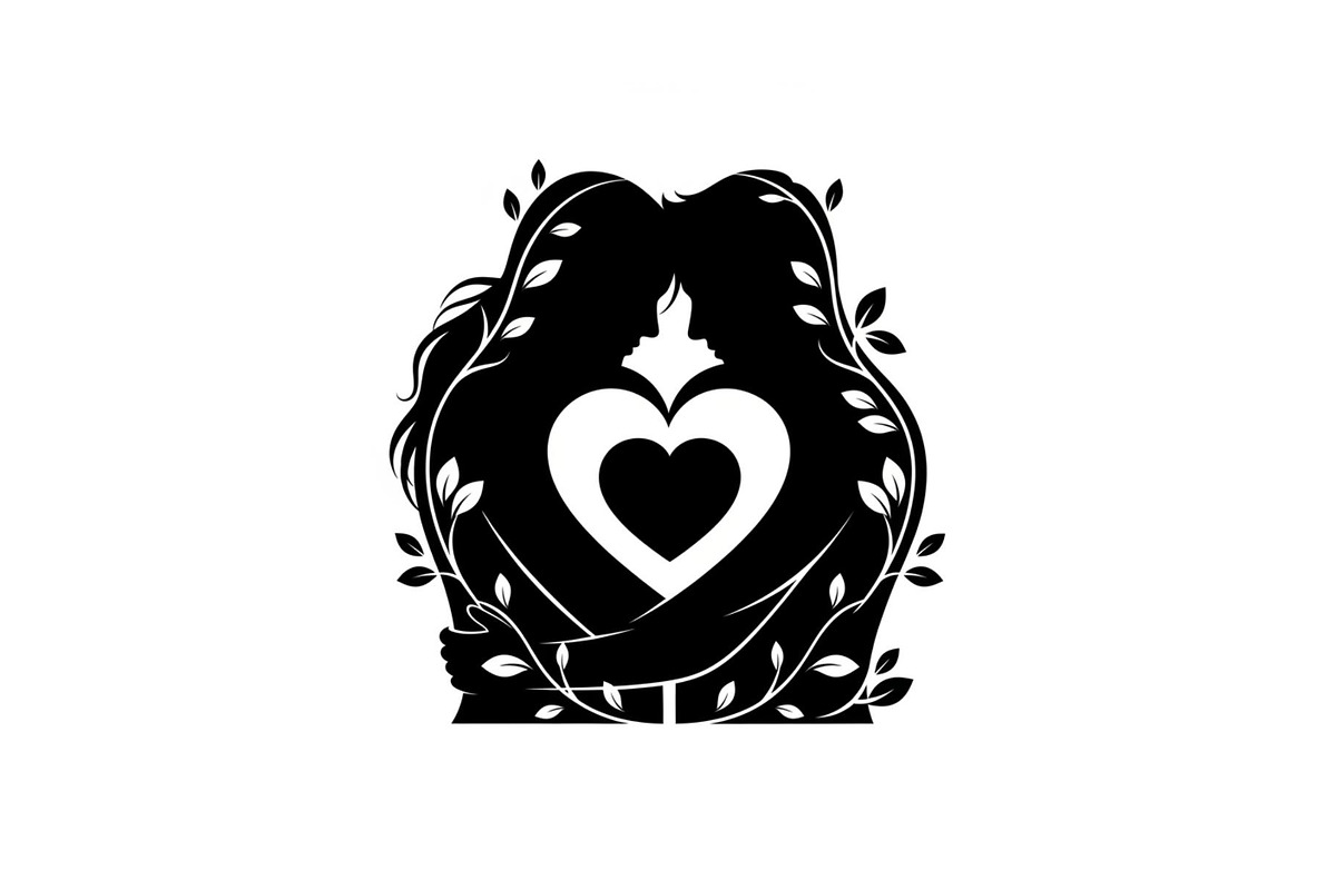 Couple Love Heart Silhouette Bundle, an Illustration by Amazin_art (Photo 12 of 51)