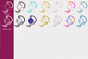 Procreate vintage feminine brushes, a Shape Add-On by Ducatum (Thumbnail 7 of 10)