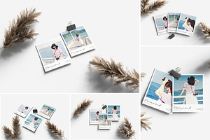 Polaroid Mockup, a Product Mockup by Indah