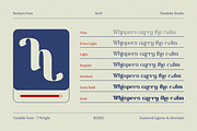 Berkara - Stylish Serif Display, a Serif Font by Pandeka Studio (Thumbnail 2 of 9)