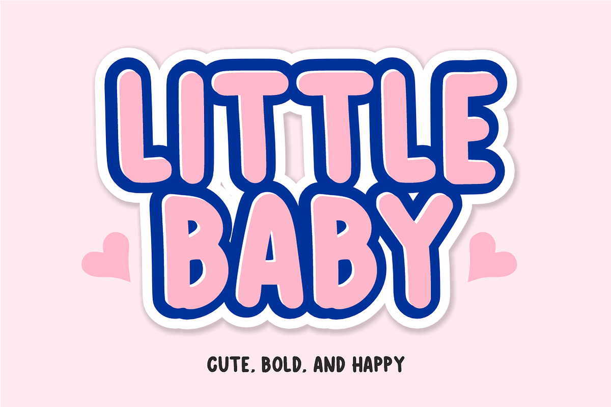 Bubble Craft - Cute Bubbly Font, a Sans Serif Font by KiddoGlyphs Studio (Photo 3 of 5)