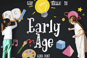 Early Age-kind font, a Font by Astarte_design (Thumbnail 1 of 5)