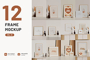 Aesthetic frame mockup, a Product Mockup by mockupocka (Thumbnail 1 of 14)