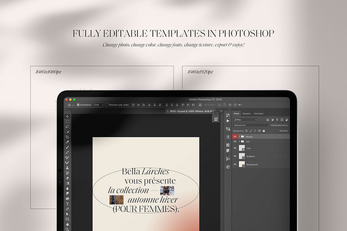 Brands Social Media Pack, a Social Media Template by BlancheStudio (Photo 3 of 9)