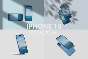iphone 16 mockup, a Mockup by mojojojo97