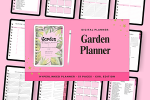 Digital Garden Planner, Hyperlinked