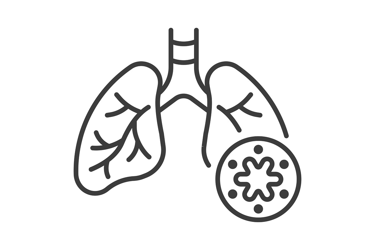 Asthma line icon set, an Outline Icon by ElineDesign (Photo 3 of 3)