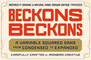 IC Beckons - Variable Squared Sans