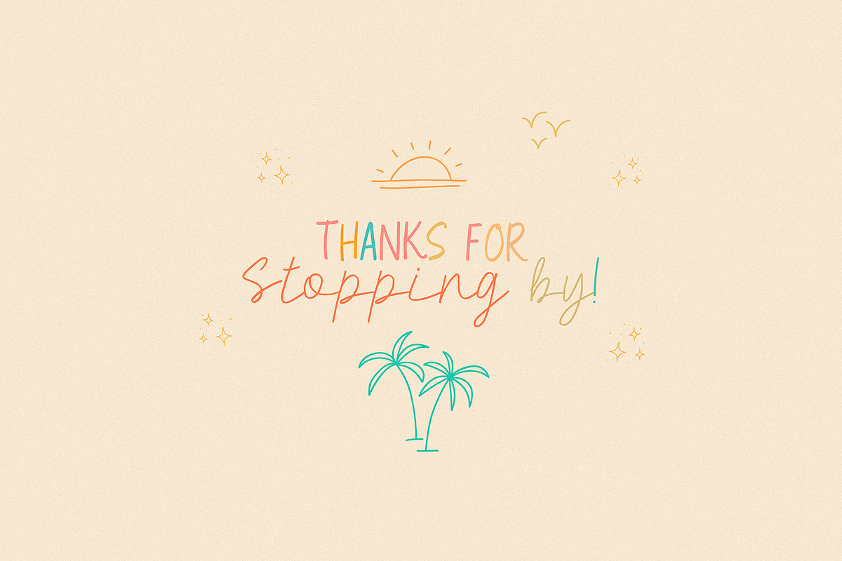 Golden Clouds Font Duo & Doodles, a Script Font by Anastasia Cuza (Photo 12 of 12)