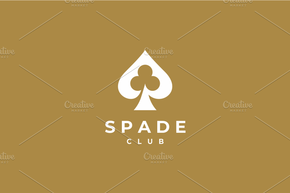Spade Club Logo Template, a Branding & Logo Template by yopie (Photo 2 of 3)