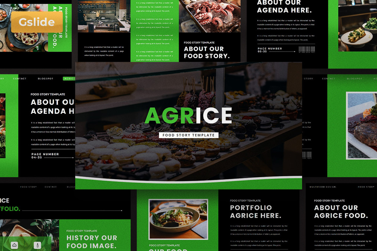 Agrice Google Slide Template, a Presentation Template by slidenotion (Photo 1 of 7)