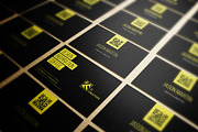 Dark Individual Business Card, a Business Card Template by bouncy (Thumbnail 3 of 4)
