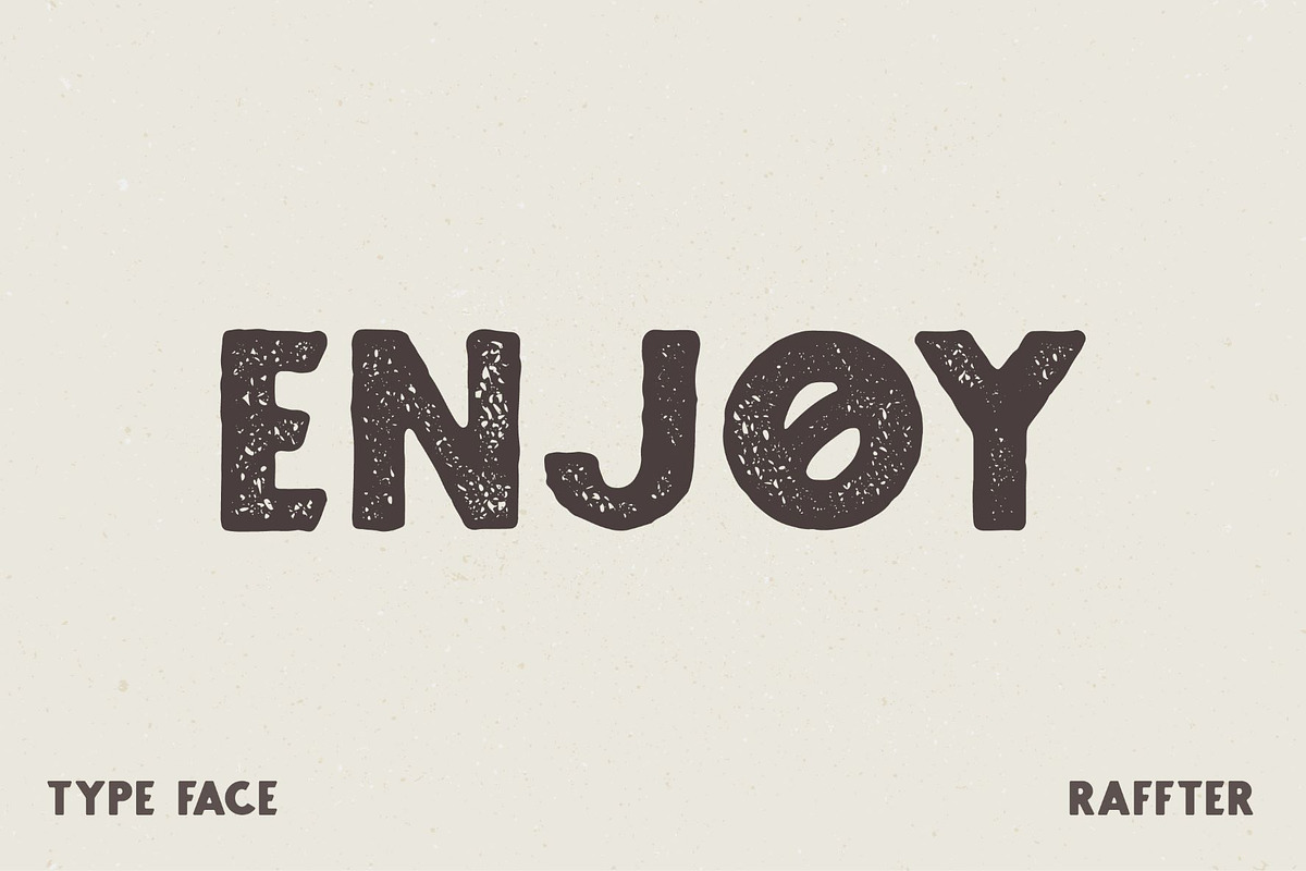 RAFFTER Sans Serif, a Sans Serif Font by West Weird (Photo 7 of 7)