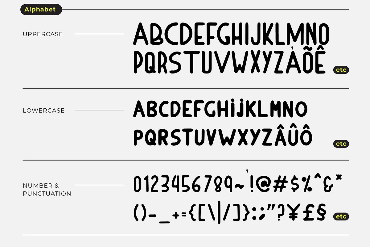 Nara Typeface, a Sans Serif Font by Sundaylab (Photo 3 of 4)