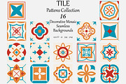 Tile decorative seamless patterns, a Pattern Graphic by ExpressShop (Thumbnail 1 of 4)