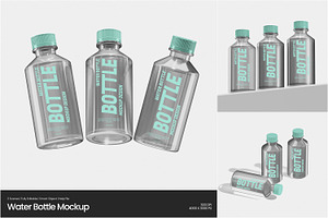 Water Bottle Mockup, a Merchandise Mockup by Permadi Creative