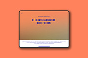 30 Electric Tangerine Gradients, a Texture Graphic by Olha Kozachenko (Thumbnail 8 of 9)
