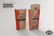Tapered Burrito Box Packaging Mockup, a Packaging Mockup by INCDesign (Thumbnail 5 of 7)