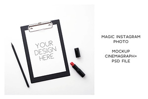 Animated Instagram photo. Mockup #13