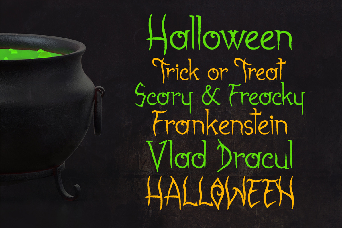 Gabrielle Bloodkador Font preview 3