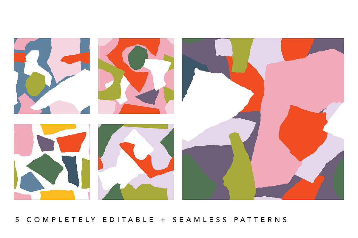 Torn Shapes Collection, a Pattern Graphic by The Collective Studio (Photo 8 of 10)