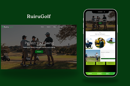 RuiruGolf-Golf Website Template