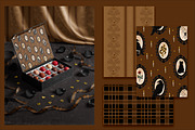 Victorian Gothic Halloween Patterns, a Pattern Graphic by Oksana Dovhopol Art (Thumbnail 6 of 7)