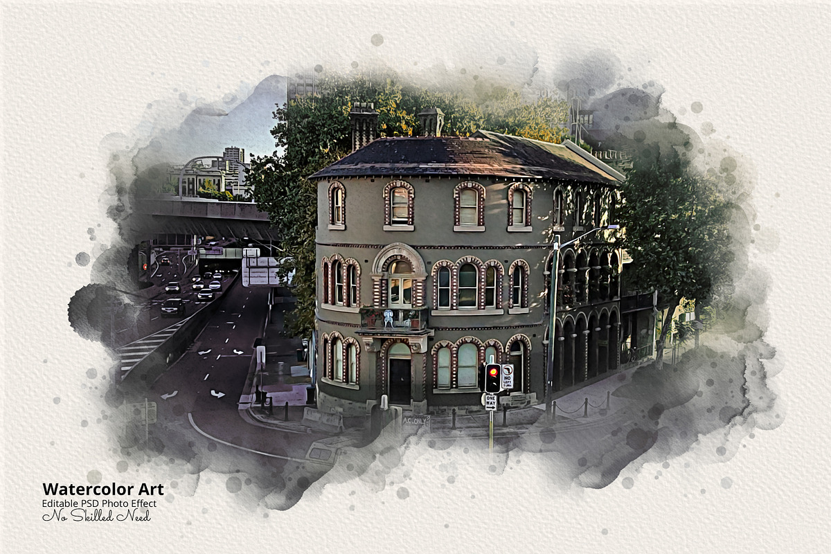 Editable Watercolor Photoshop Effect, an Action Add-On by Photoshop Action (Photo 16 of 17)