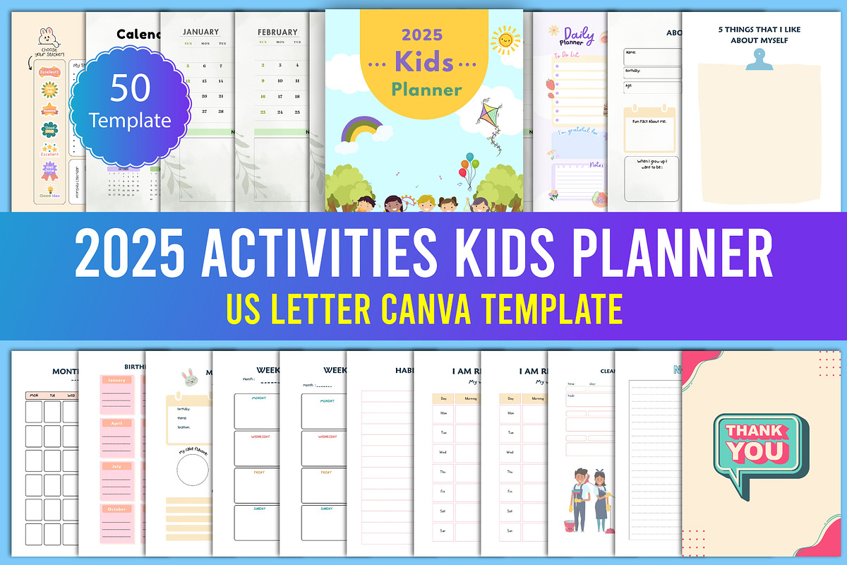 Kids Activity Book Mega Bundle, a Stationery Template by Designmela01 (Photo 2 of 9)